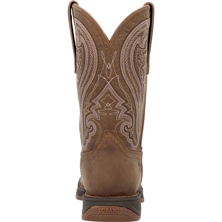 DURANGO LADY REBEL ULTRA-LITE 10" WESTERN - WATERPROOF FILLY BROWN