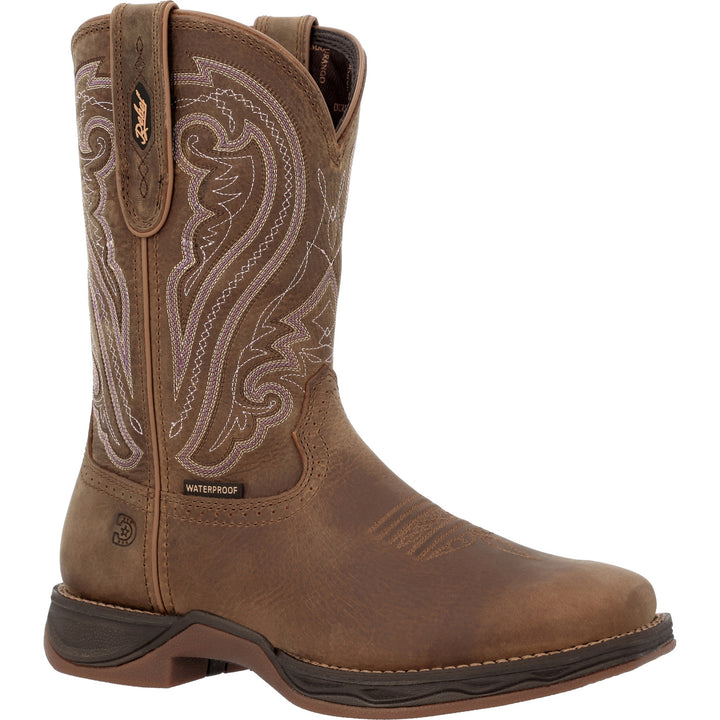 DURANGO LADY REBEL ULTRA-LITE 10" WESTERN - WATERPROOF FILLY BROWN