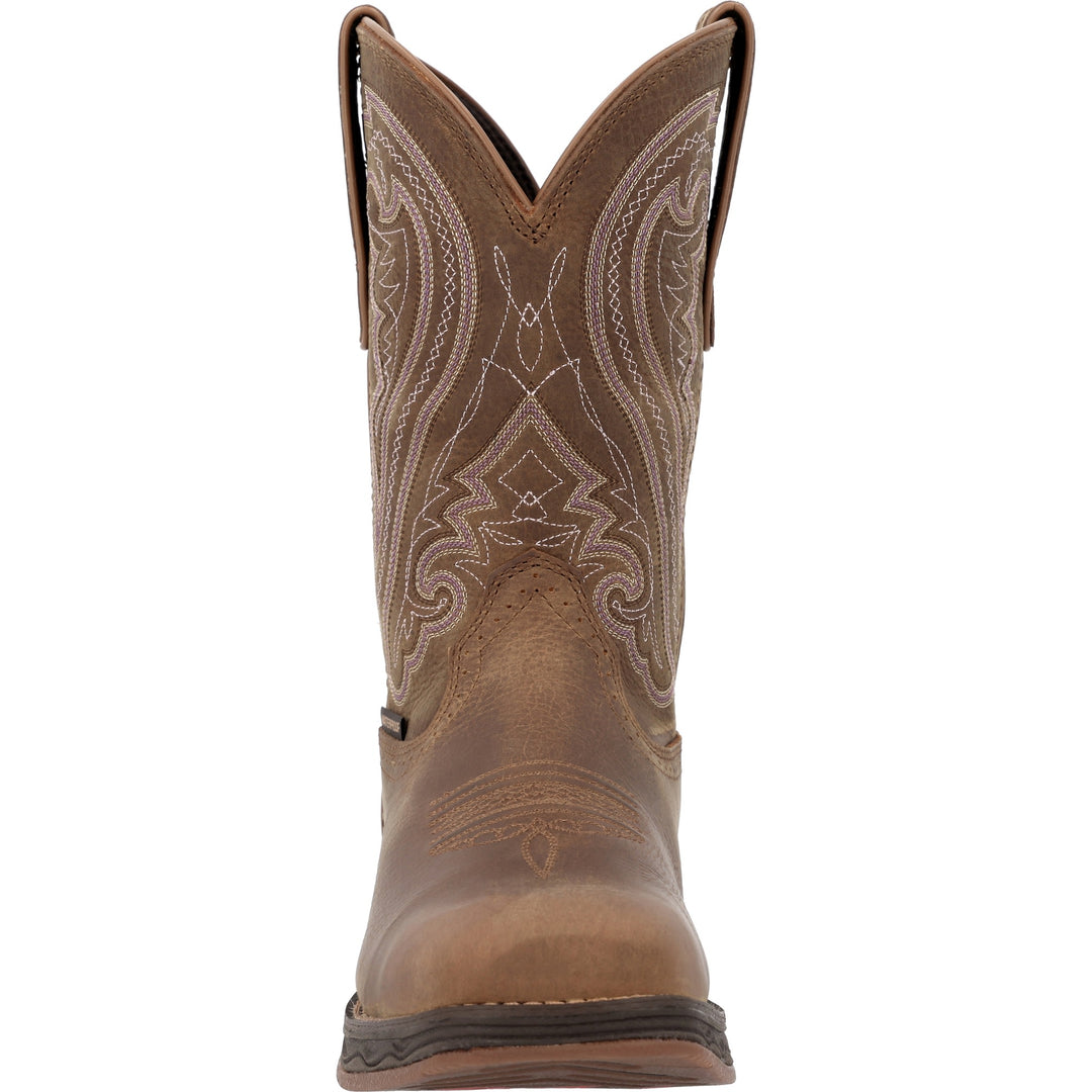 DURANGO LADY REBEL ULTRA-LITE 10" WESTERN - WATERPROOF FILLY BROWN