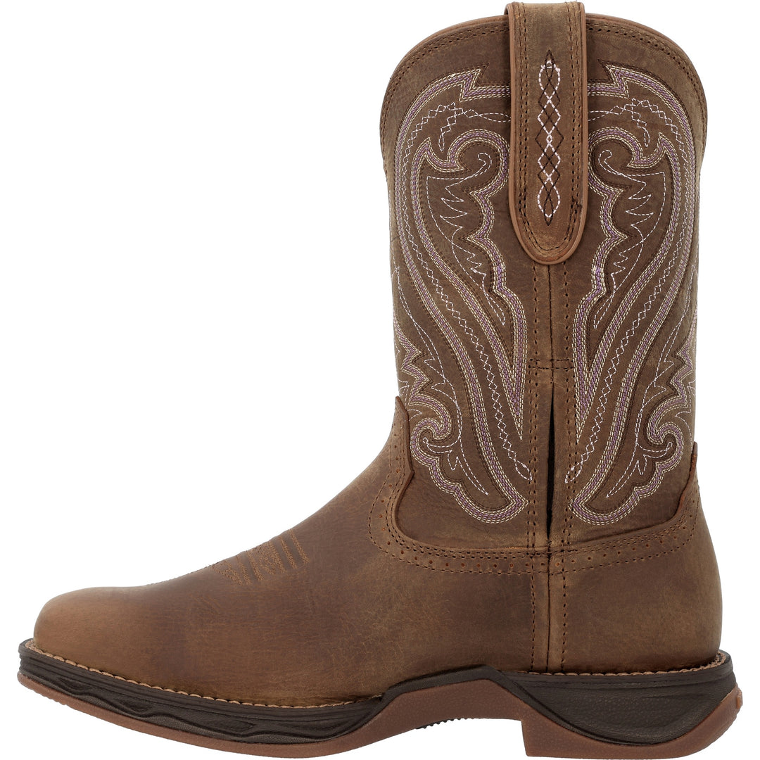 DURANGO LADY REBEL ULTRA-LITE 10" WESTERN - WATERPROOF FILLY BROWN