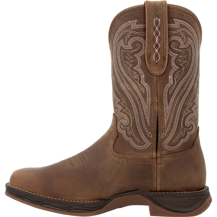 DURANGO LADY REBEL ULTRA-LITE 10" WESTERN - WATERPROOF FILLY BROWN