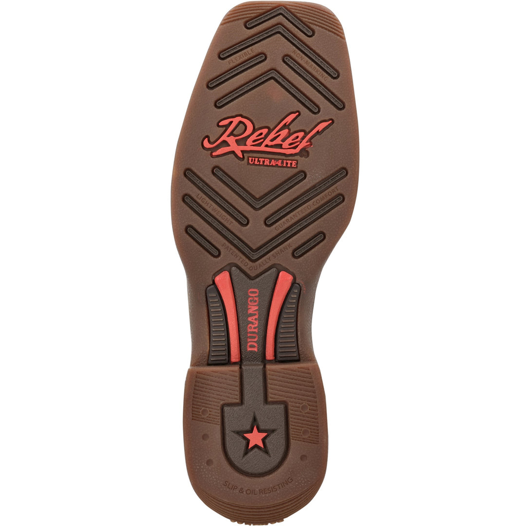 DURANGO LADY REBEL ULTRA-LITE 10" WESTERN - WATERPROOF FILLY BROWN