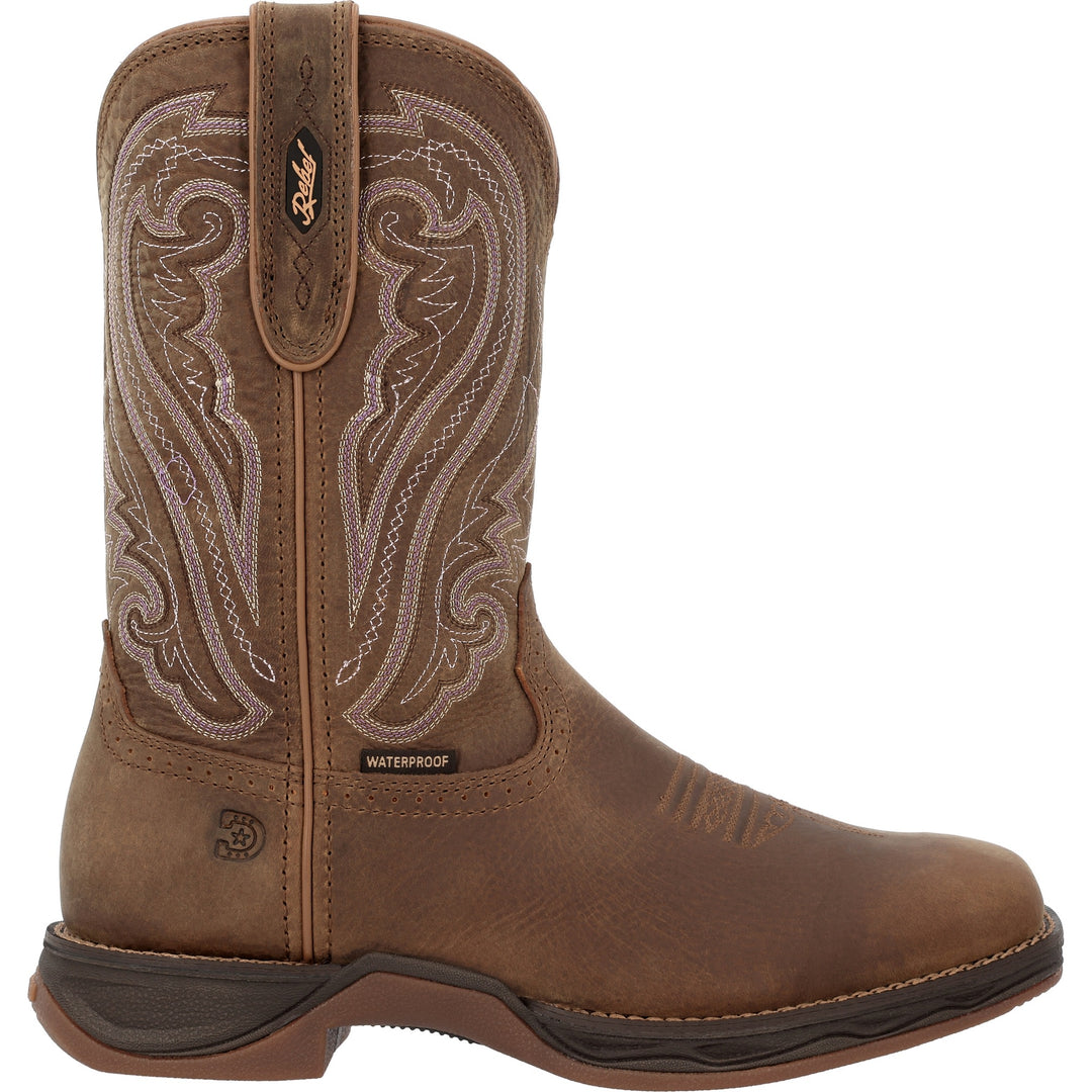 DURANGO LADY REBEL ULTRA-LITE 10" WESTERN - WATERPROOF FILLY BROWN