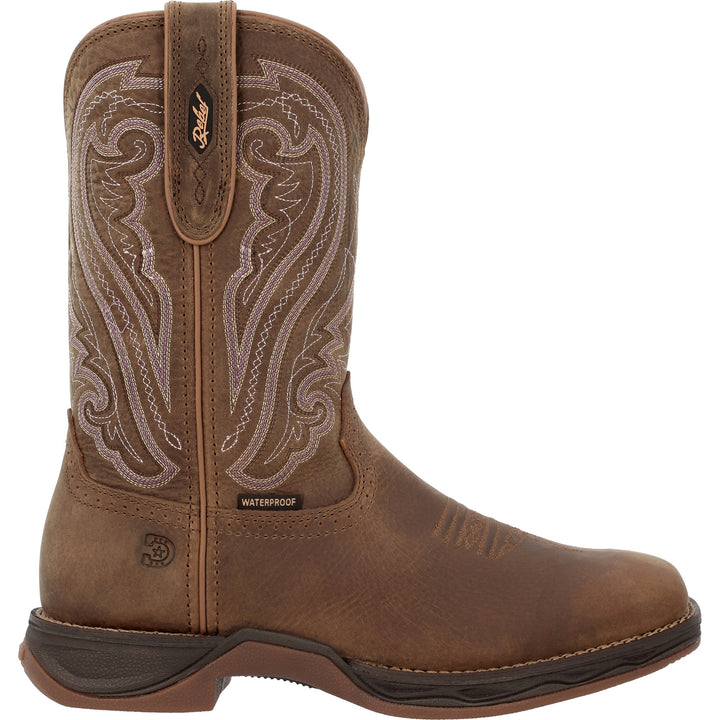DURANGO LADY REBEL ULTRA-LITE 10" WESTERN - WATERPROOF FILLY BROWN