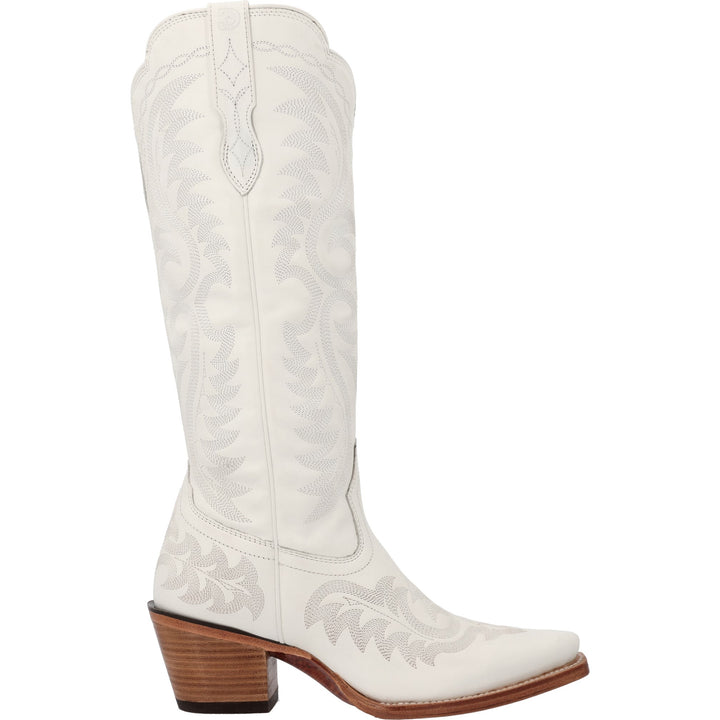 DURANGO CRUSH WOMEN'S 16" WESTERN FASHION BOOT PORCELAIN WHITE