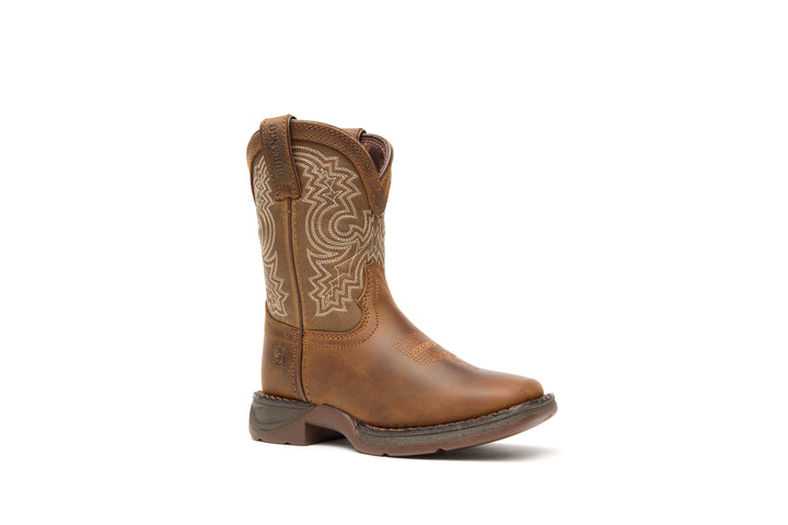 DURANGO KIDS LIL' REBEL LITTLE KID'S 8" WESTERN BOOT SABLE BROWN