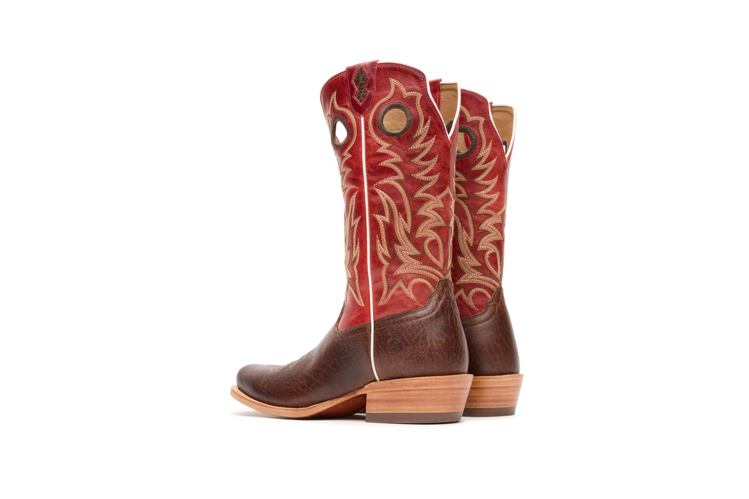 DURANGO ARENA  ELITE 13" CUTTER TOE AZTEC BROWN/ JASPER RED