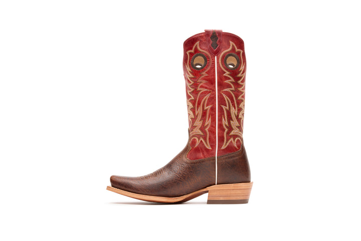 DURANGO ARENA  ELITE 13" CUTTER TOE AZTEC BROWN/ JASPER RED