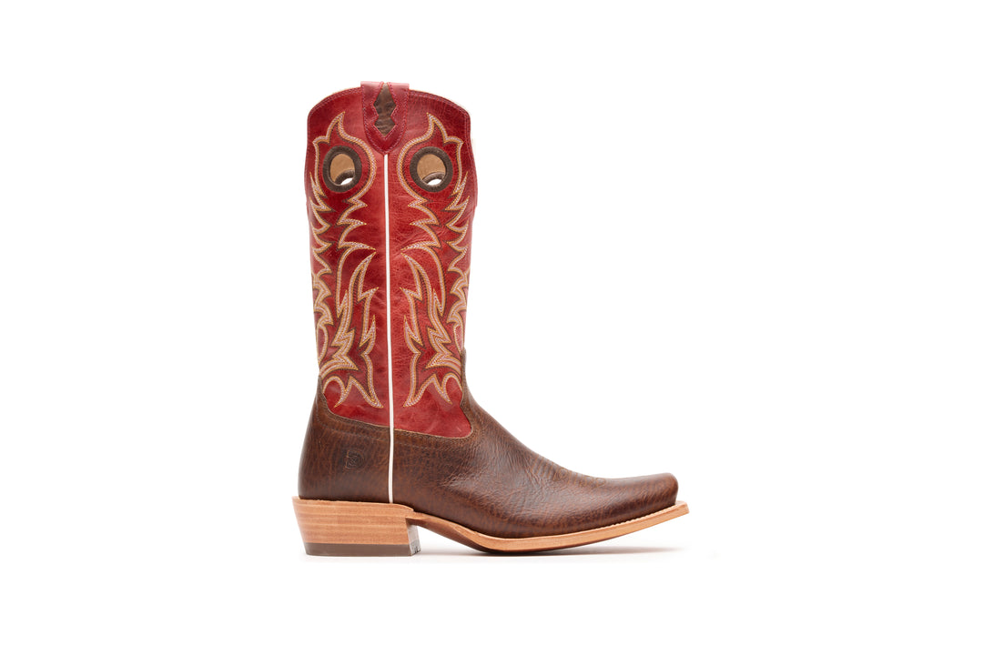 DURANGO ARENA  ELITE 13" CUTTER TOE AZTEC BROWN/ JASPER RED