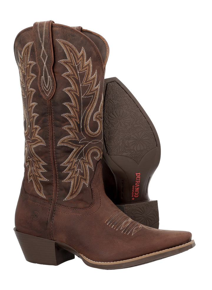 DURANGO SHYLOH 13"  SNIP TOE BROWN